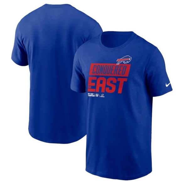 Nike Buffalo Bills AFC East Division Champs NFL Locker Room T-Shirt Men's Large - Picture 1 of 3